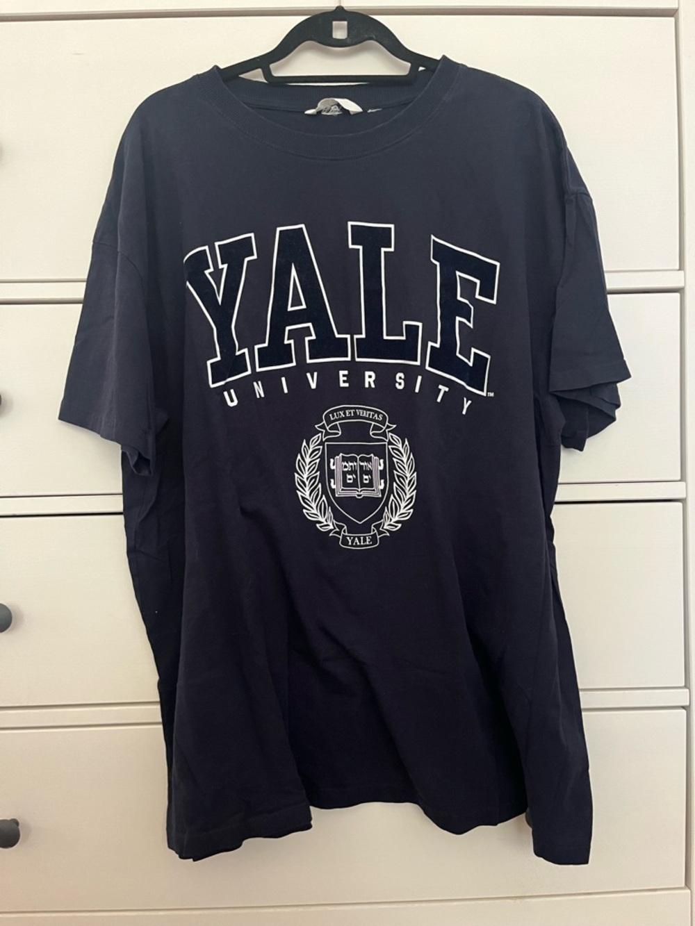 H&M Yale University Navy Graphic Tee